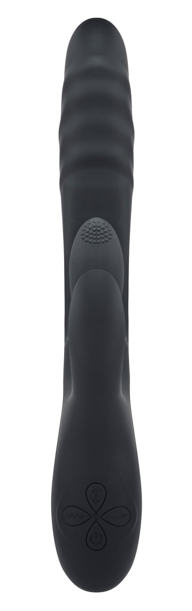 Playboy Pleasure - Rapid Rabbit - Vibrator  - Black Playboy Pleasure