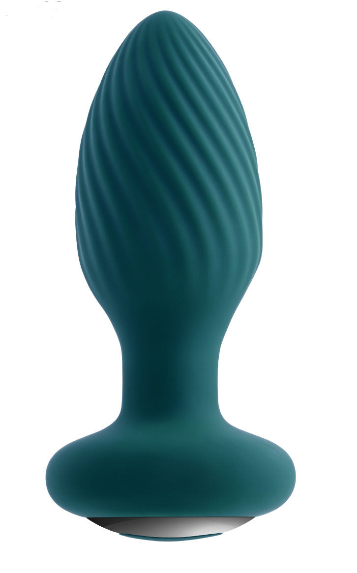 Playboy Pleasure - Spinning Tail Teaser -  Butt Plug - Deep Teal Playboy Pleasure