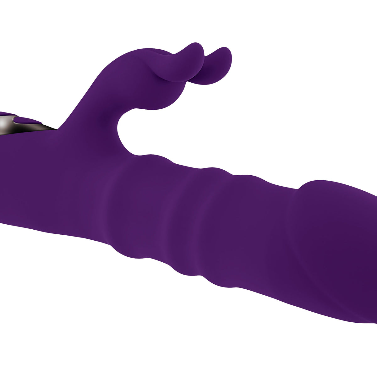 Playboy Pleasure - Hop to It - Rabbit Vibrator - Dark Purple Playboy Pleasure