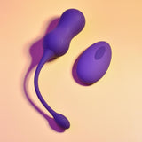 Playboy Pleasure - Double Time - Kegel Balls - Dark Purple Playboy Pleasure