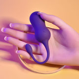 Playboy Pleasure - Double Time - Kegel Balls - Dark Purple Playboy Pleasure