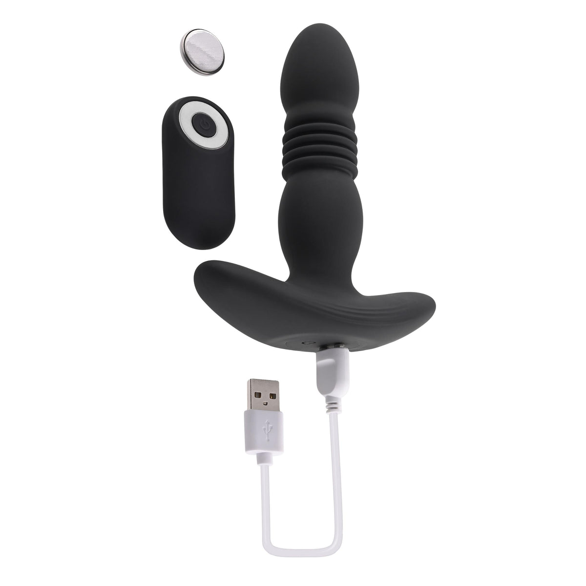 Playboy Pleasure - Trust the Thrust - Butt Plug - Black Playboy Pleasure