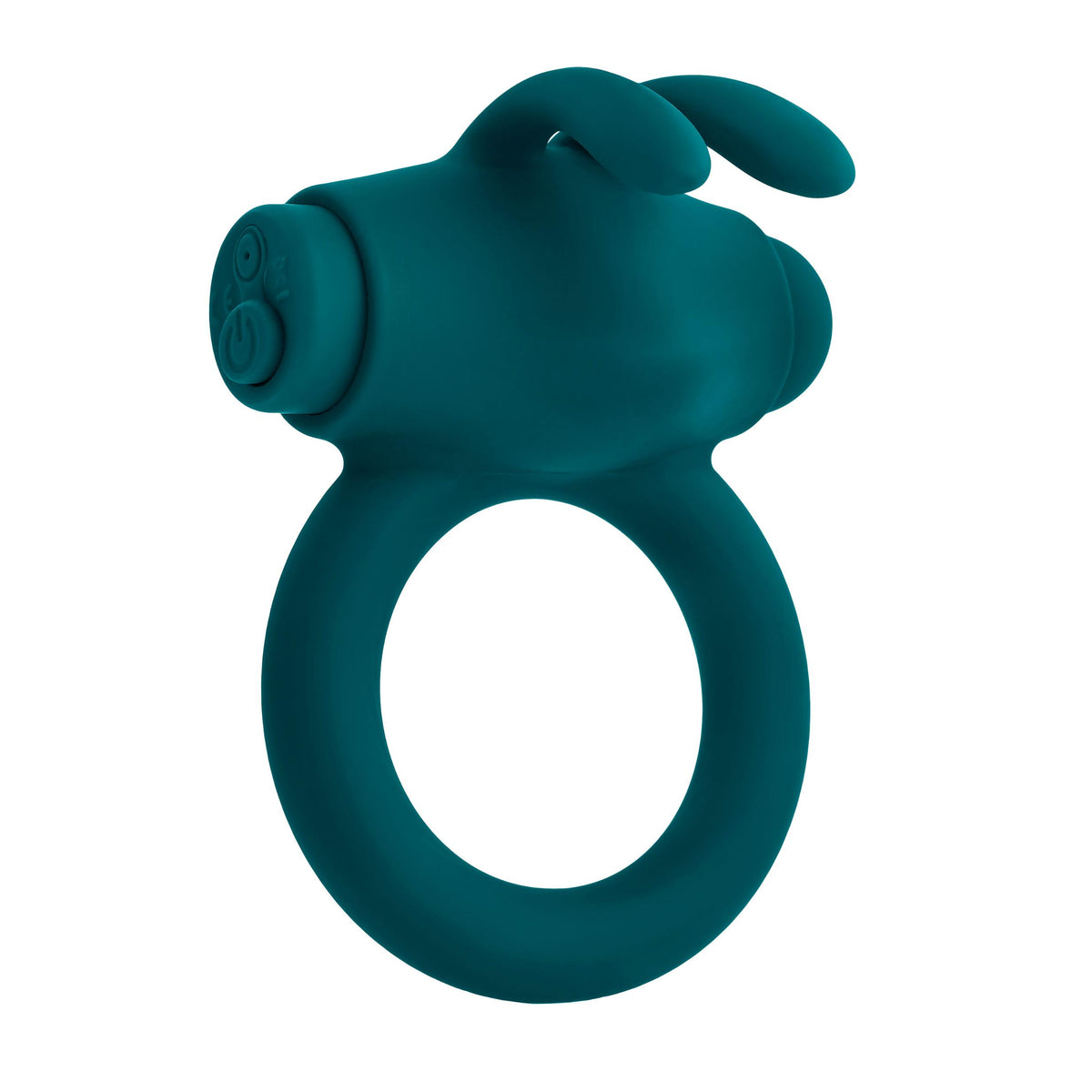 Playboy Pleasure - Bunny Buzzer - Cock Ring - Deep Teal Playboy Pleasure