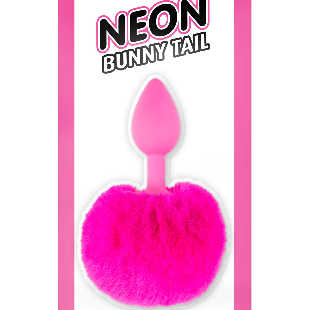 Neon Bunny Tail - Pink Pipedream