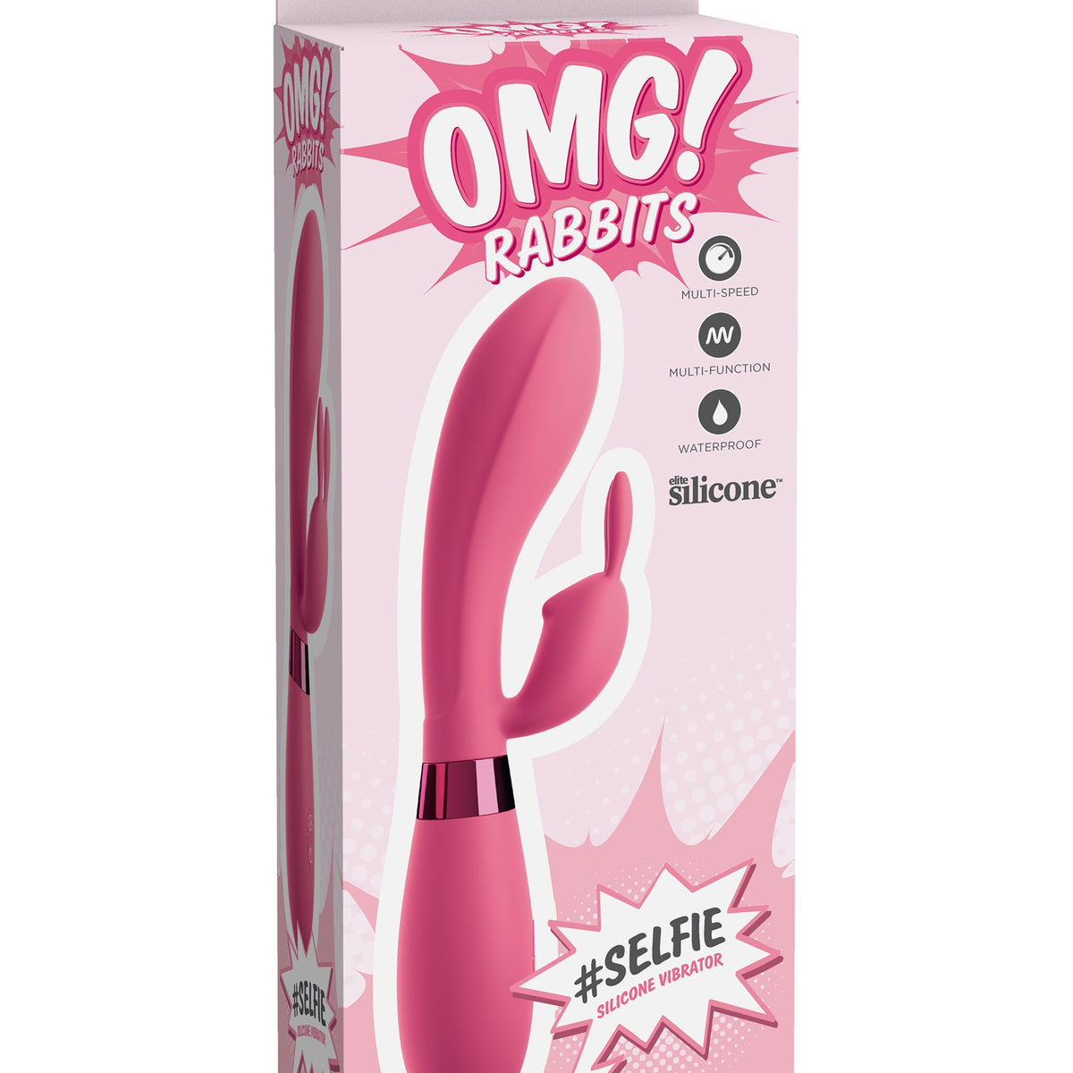 Omg! Rabbits Selfie Silicone Vibrator Pipedream