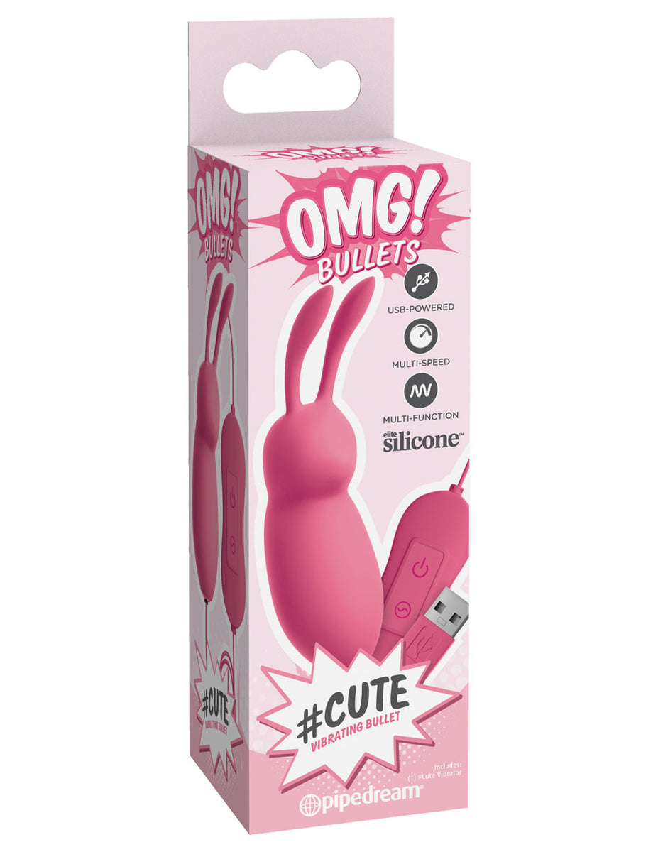 Omg! Bullets Cute Vibrating Bullet - Pink Pipedream