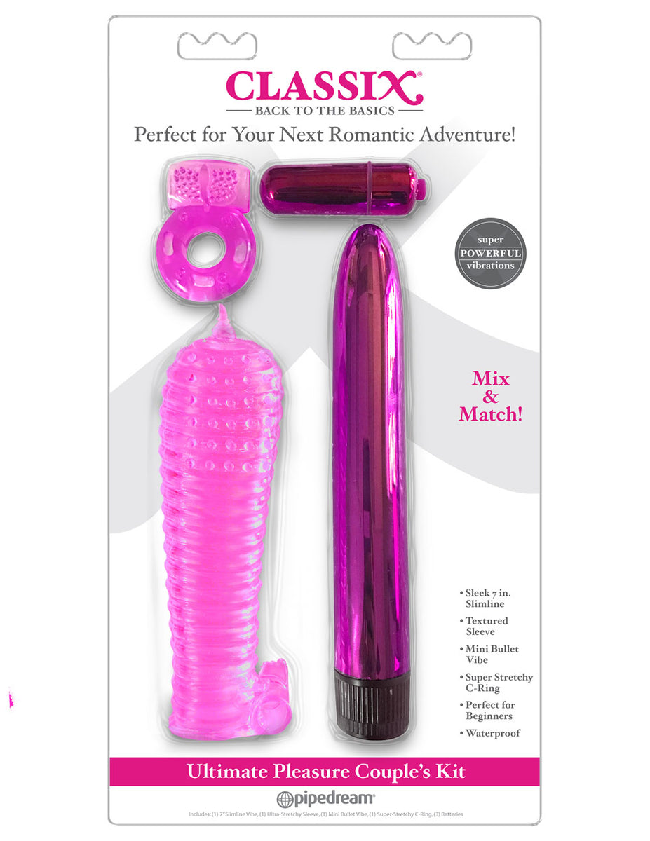 Classix Ultimate Pleasure Couples Kit - Pink Pipedream