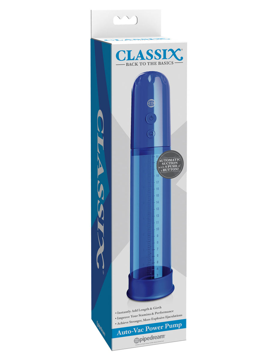 Classix Auto-Vac Power Pump - Blue Pipedream