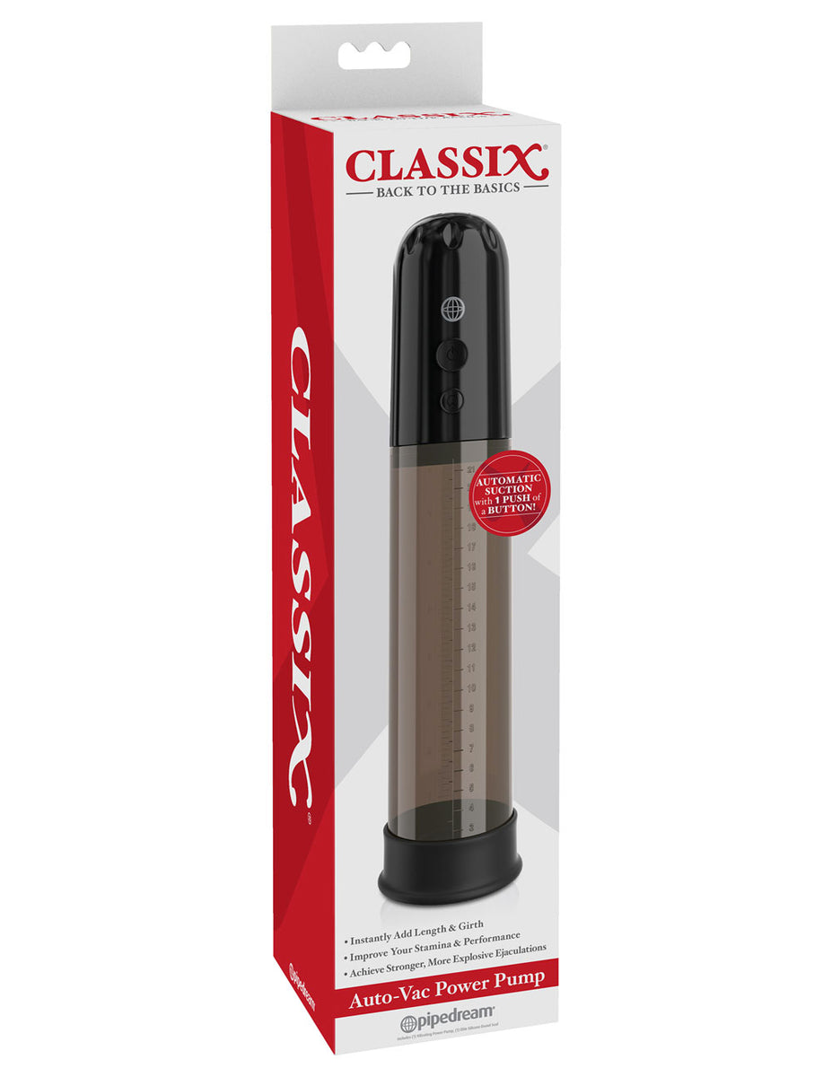 Classix Auto-Vac Power Pump - Black Pipedream