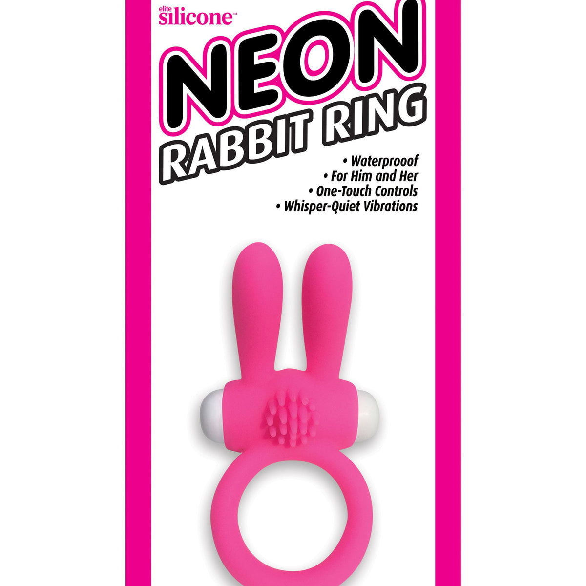 Neon Rabbit Ring - Pink Pipedream