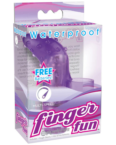 Waterproof Finger Fun - Purple Pipedream