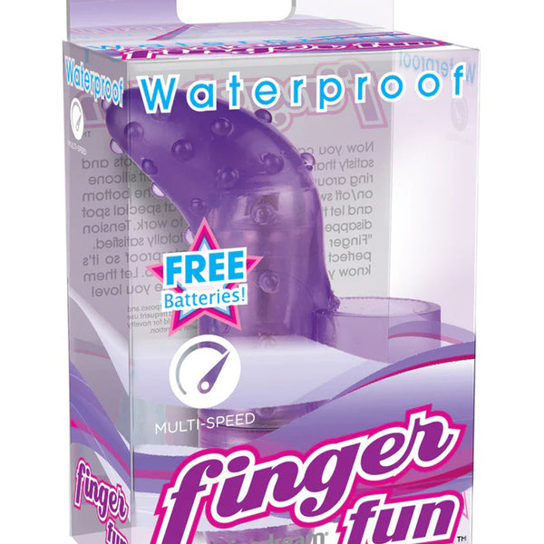 Waterproof Finger Fun - Purple Pipedream