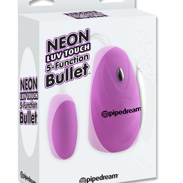 Neon Luv Touch 5 Function Bullet - Purple Pipedream