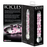 Icicles No. 7 - Clear / Pink Pipedream