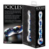 Icicles No. 8 - Clear / Blue Pipedream