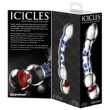 Icicles No. 18 - Clear / Blue Pipedream