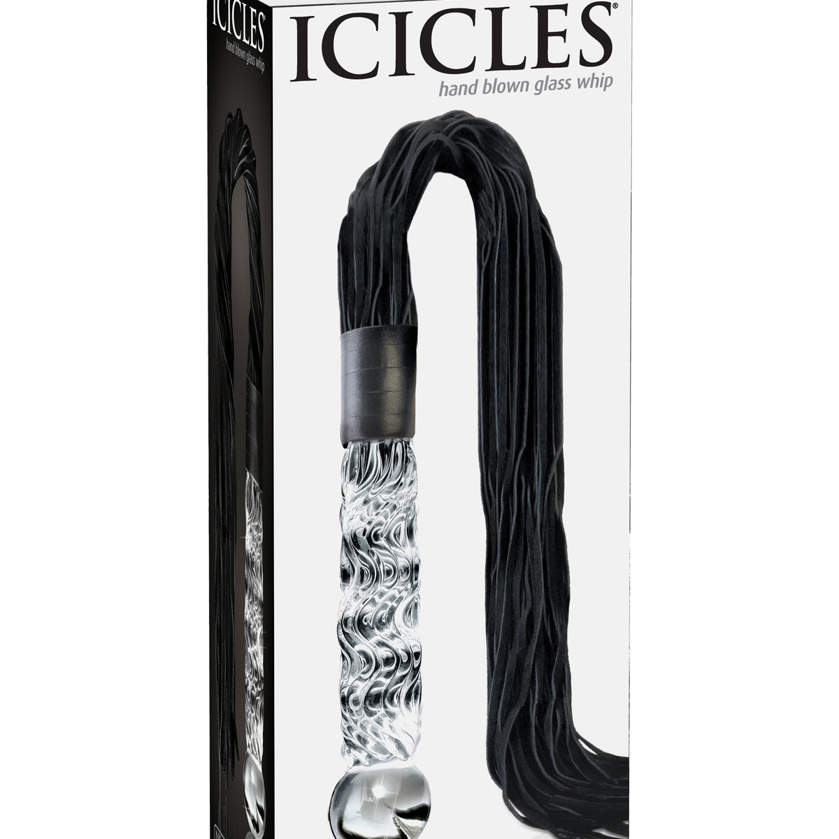 Icicles No. 38 - Clear / Black Pipedream