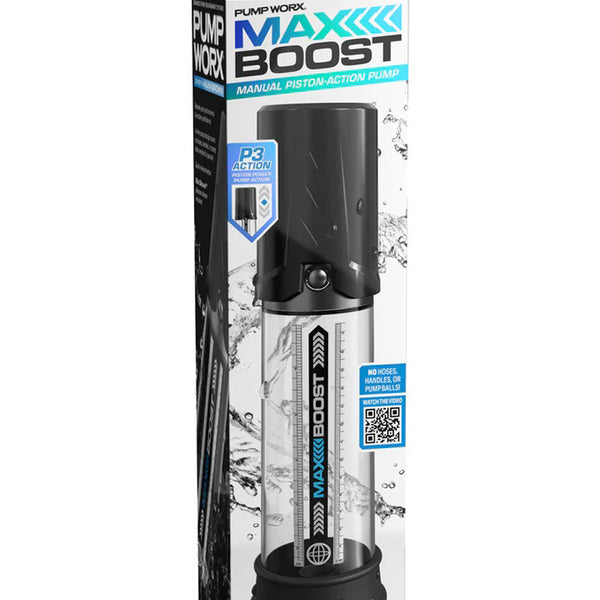 Pump Worx Max Boost - Black/clear Pipedream