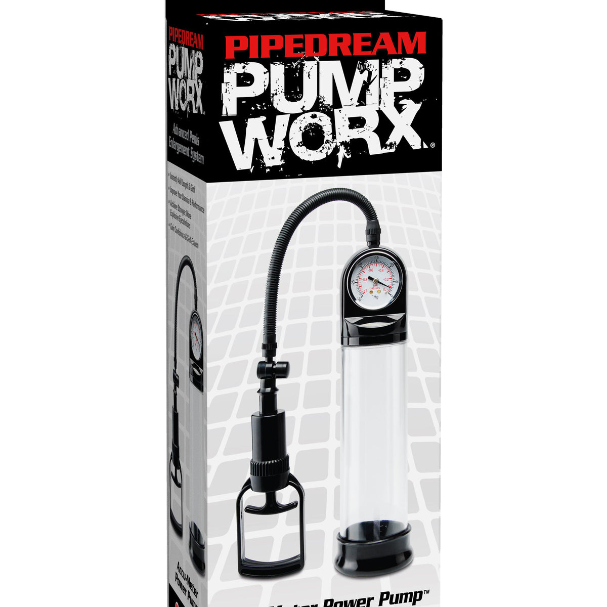 Pump Worx Accu-Meter Power Pump - Black Pipedream