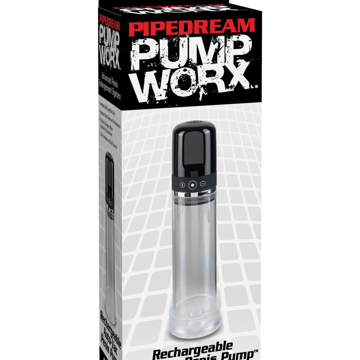 Pump Worx Rechargeable 3-Speed Auto-Vac Penis Pump Pipedream