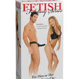 Fetish Fantasy Series for Him or Her Hollow Strap-on - Black Pipedream