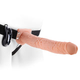 Fetish Fantasy Series 11-Inch Vibrating  Hollow Strap-on - Flesh Pipedream