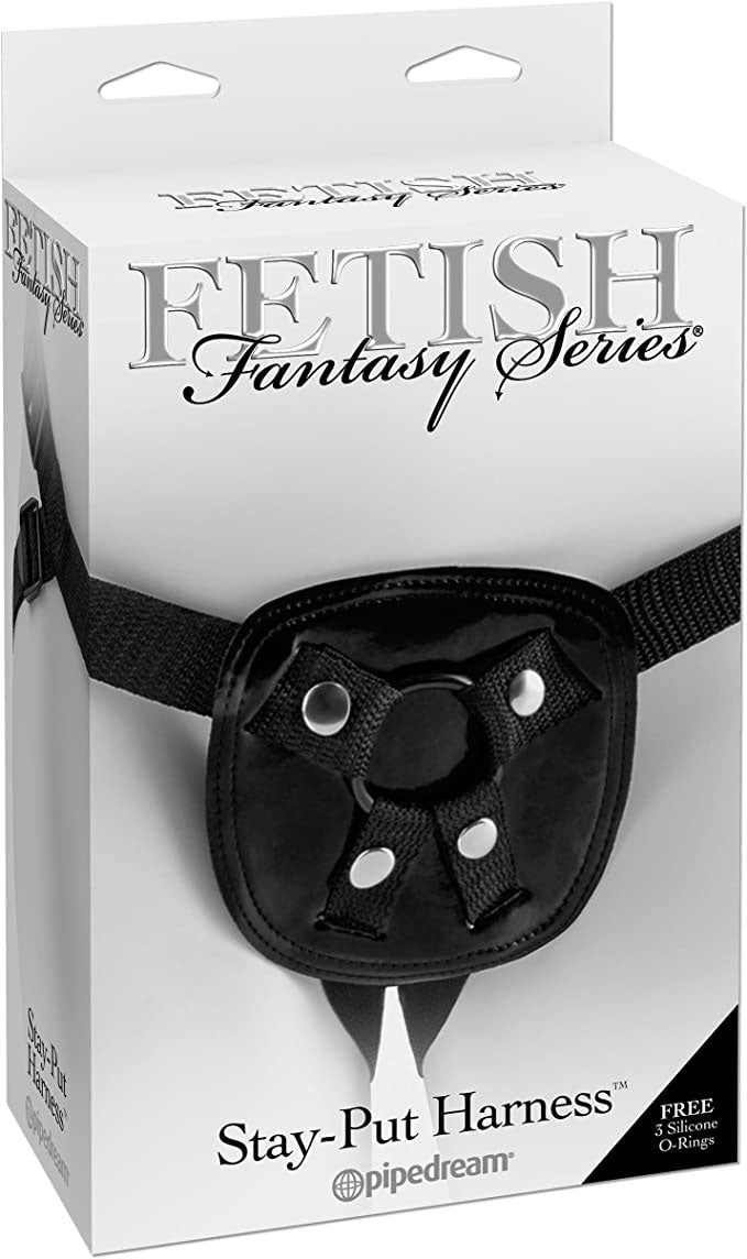 Fetish Fantasy Series Stay-Put Harness - Black Pipedream