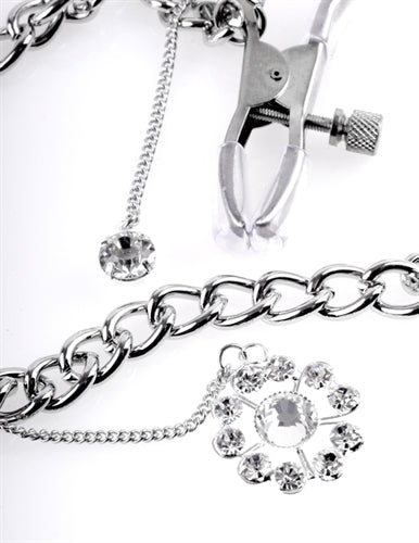 Fetish Fantasy Series Crystal Nipple Clamps Pipedream