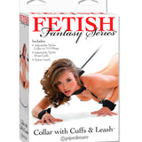 Fetish Fantasy Series Collar With Cuffs and Leash Pipedream