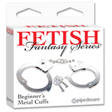 Fetish Fantasy Series Beginner's Metal Cuffs Pipedream