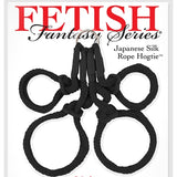 Fetish Fantasy Series Japanese Silk Rope Hogtie -  Black Pipedream