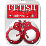 Fetish Fantasy Series Anodized Cuffs - Red Pipedream