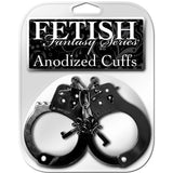 Fetish Fantasy Series Anodized Cuffs - Black Pipedream