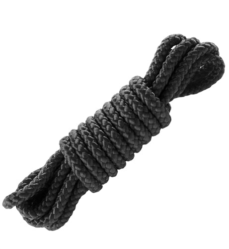 Fetish Fantasy Series Mini Silk Rope - Black Pipedream