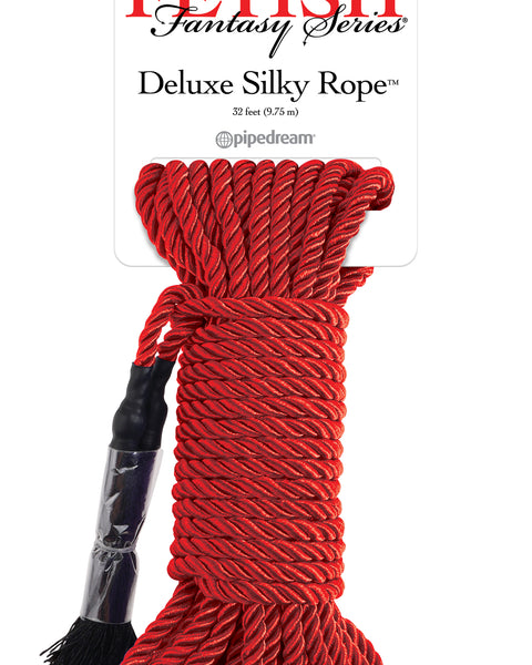 Fetish Fantasy Series Deluxe Silky Rope - Red Pipedream