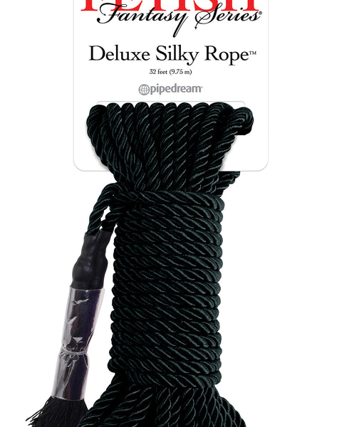 Fetish Fantasy Series Deluxe Silky Rope - Black Pipedream