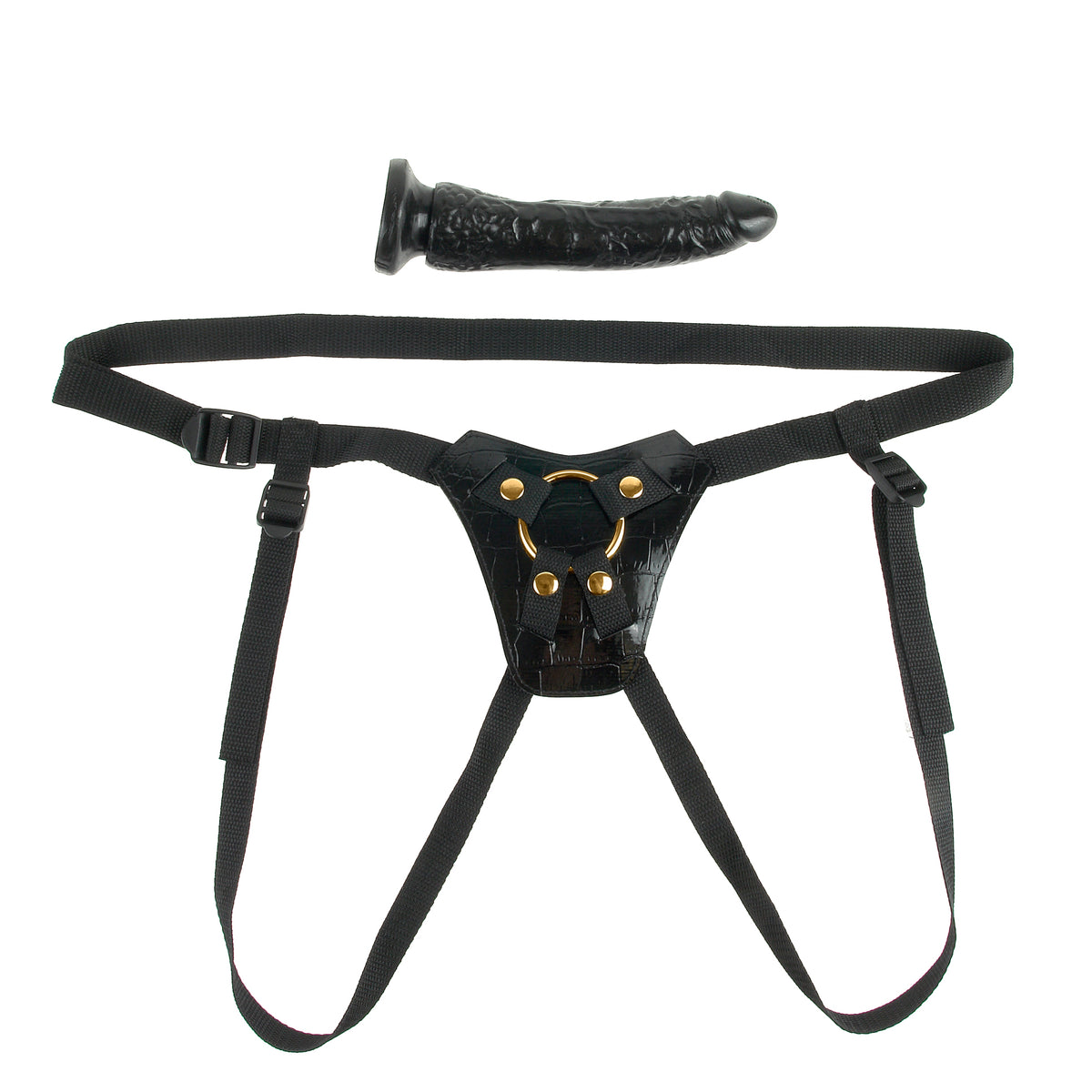 Fetish Fantasy Gold Designer Strap-on - Black Pipedream