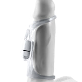 Fantasy X-Tensions Vibrating Cock Sling - Clear Pipedream