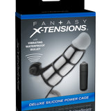 Fantasy X-Tensions Deluxe Silicone Power Cage  - Black Pipedream