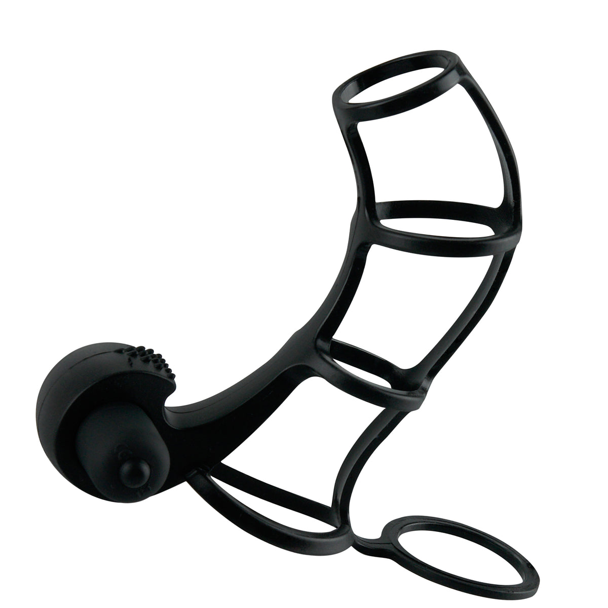 Fantasy X-Tensions Deluxe Silicone Power Cage  - Black Pipedream