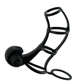 Fantasy X-Tensions Deluxe Silicone Power Cage  - Black Pipedream