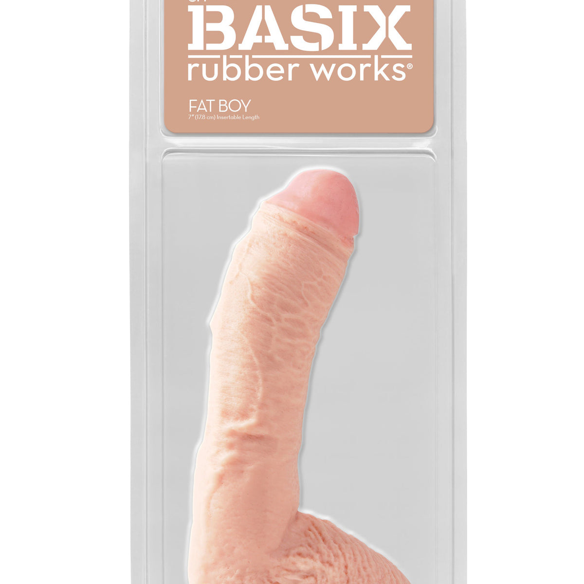 Basix Rubber Works - 10 Inch Fat Boy - Flesh Pipedream