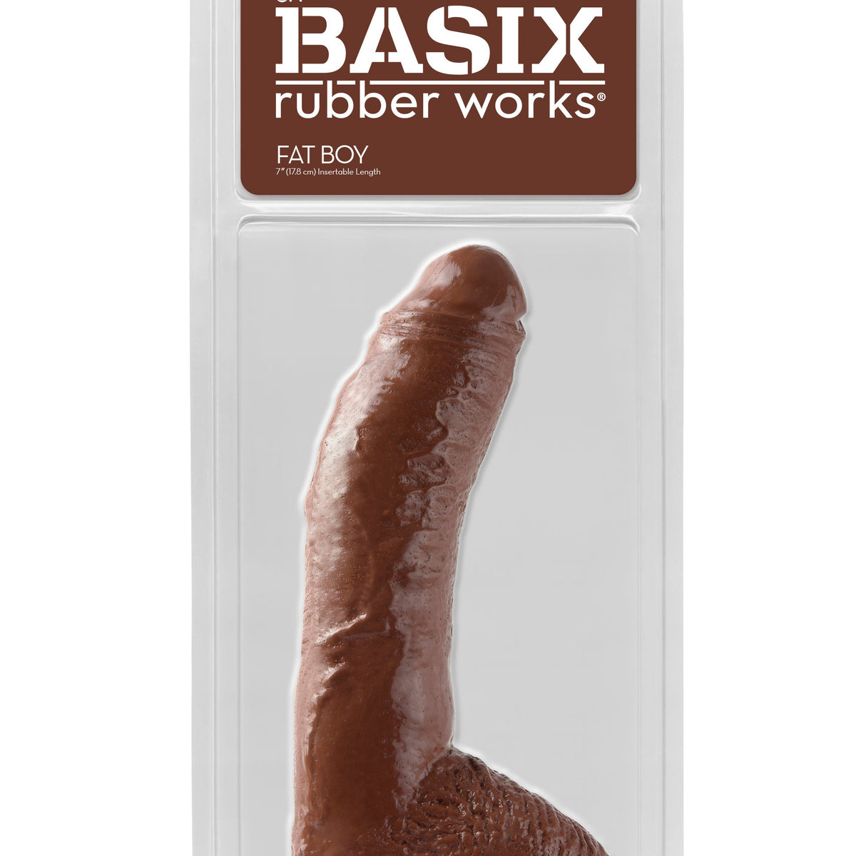 Basix Rubber Works - 10 Inch Fat Boy - Brown Pipedream