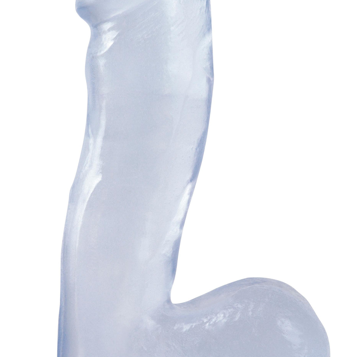 Basix Rubber Works - 6.5 Inch Dong With Suction Cup - Clear Pipedream