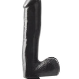 Basix Rubber Works - 10 Inch Dong With Suction Cup - Black Pipedream