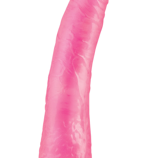 Basix Rubber Works - Slim 7 Inch With Suction Cup - Pink Pipedream