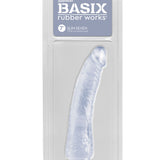 Basix Rubber Works - Slim 7 Inch With Suction Cup - Clear Pipedream