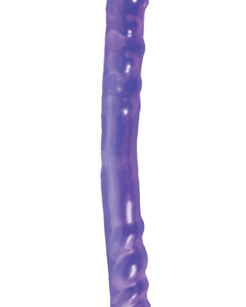 Basix Rubber Works 16 Inch Double Dong - Purple Pipedream