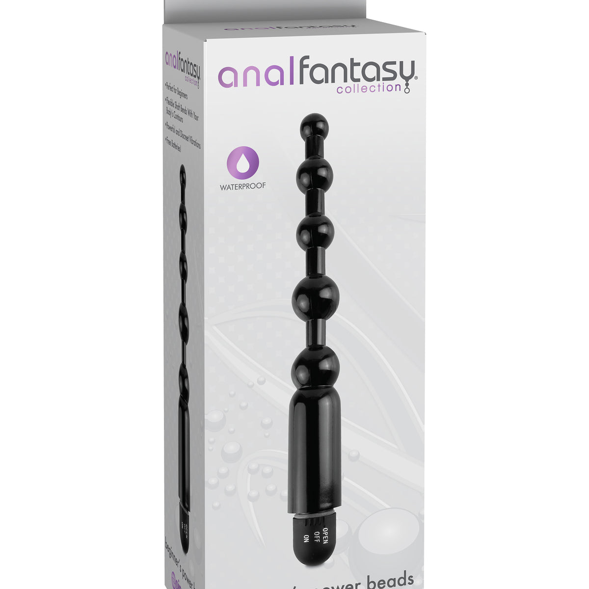 Anal Fantasy Collection Beginners Power Beads - Black Pipedream