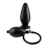 Anal Fantasy Collection Inflatable Silicone Plug - Black Pipedream